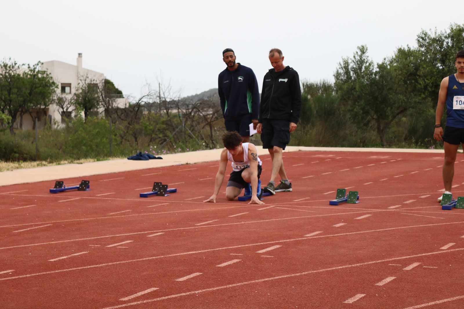 Gabriel Neshto în competiție de atletism