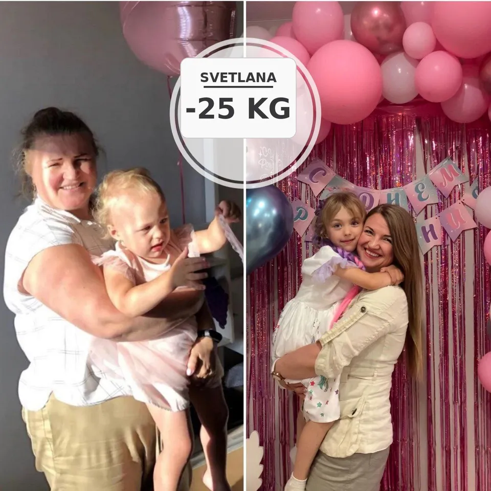 Transformare membru Boost Club, Svetlana, −25 kg